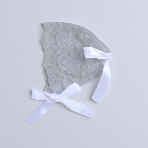 TIPY TIPY TAP FEMALE LACEY BONNET CAP - GREY