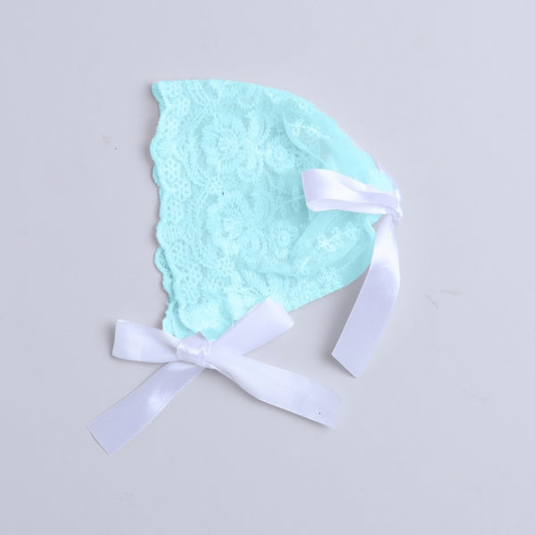 TIPY TIPY TAP FEMALE LACEY BONNET CAP - BLUE