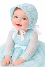 TIPY TIPY TAP FEMALE LACEY BONNET CAP - BLUE