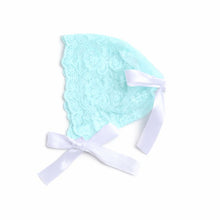 TIPY TIPY TAP FEMALE LACEY BONNET CAP - BLUE