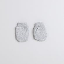 TIPY TIPY TAP UNISEX RAINBOW EMBELLISHED CAP WITH MITTENS - LIGHT GREY