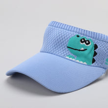 TIPY TIPY TAP UNISEX CARTOON PRINT SPORTY SUN CAP - BLUE