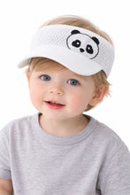 TIPY TIPY TAP UNISEX CARTOON PRINT SPORTY SUN CAP - WHITE