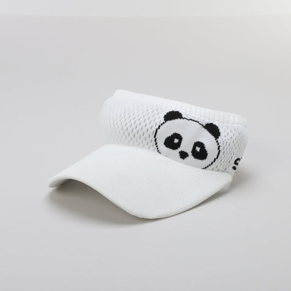 TIPY TIPY TAP UNISEX CARTOON PRINT SPORTY SUN CAP - WHITE