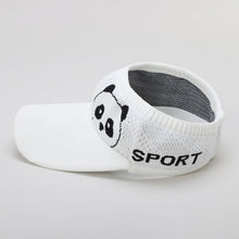 TIPY TIPY TAP UNISEX CARTOON PRINT SPORTY SUN CAP - WHITE