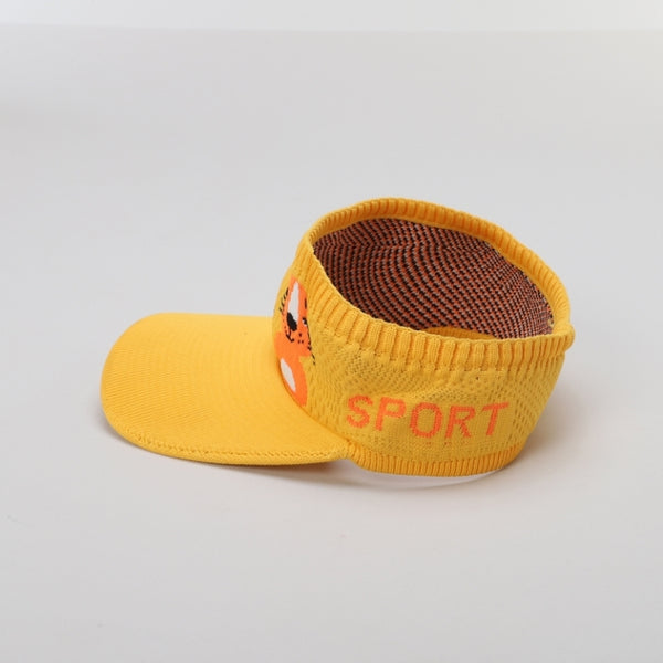 TIPY TIPY TAP UNISEX CARTOON PRINT SPORTY SUN CAP - ORANGE