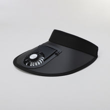 TIPY TIPY TAP UNISEX CHARGEBLE FAN ADJUSTABLE SUN CAP - BLACK
