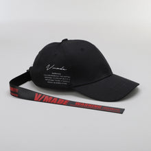 TIPY TIPY TAP UNISEX CANVAS BASEBALL CAP - BLACK