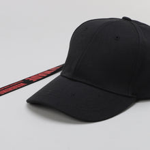 TIPY TIPY TAP UNISEX CANVAS BASEBALL CAP - BLACK