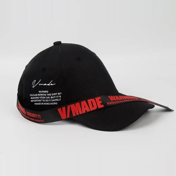 TIPY TIPY TAP UNISEX CANVAS BASEBALL CAP - BLACK