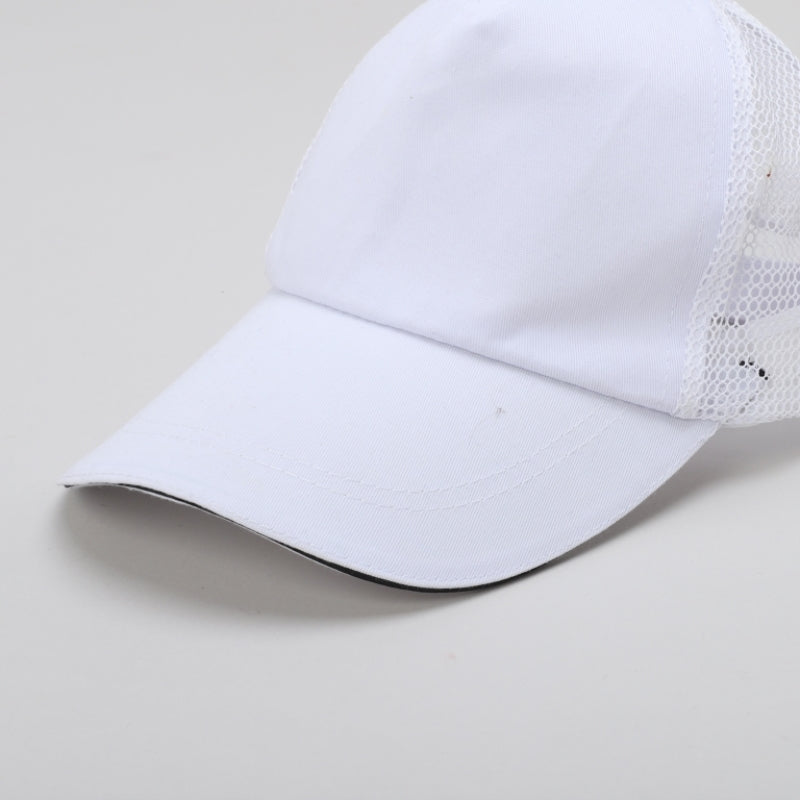 TIPY TIPY TAP UNISEX SOLID BASEBALL CAP - WHITE