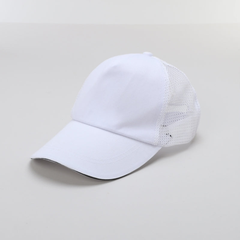 TIPY TIPY TAP UNISEX SOLID BASEBALL CAP - WHITE