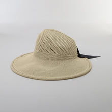 TIPY TIPY TAP FEMALE FOLDABLE BEACH SUN HAT - BEIGE