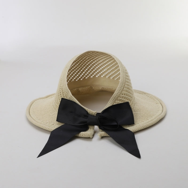 TIPY TIPY TAP FEMALE FOLDABLE BEACH SUN HAT - BEIGE