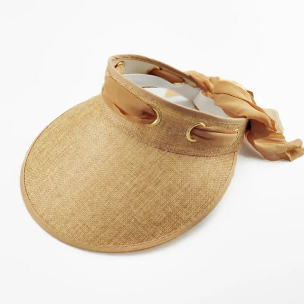 TIPY TIPY TAP FEMALE BEACH SUN CAP - BROWN