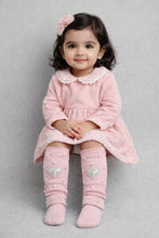 TIPY TIPY TAP BLUSH HEART PEARL BABY LEGWARMER & SOCKS SET