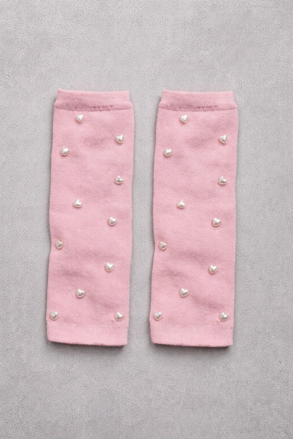 TIPY TIPY TAP BLUSH HEART PEARL BABY LEGWARMER & SOCKS SET
