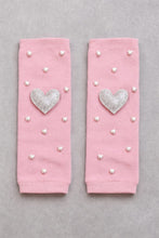 TIPY TIPY TAP BLUSH HEART PEARL BABY LEGWARMER & SOCKS SET