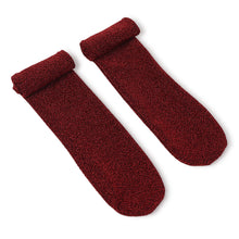 TIPY TIPY TAP GLITTER FESTIVE SOCKS - RED