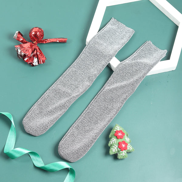 TIPY TIPY TAP GLITTER FESTIVE SOCKS - SILVER