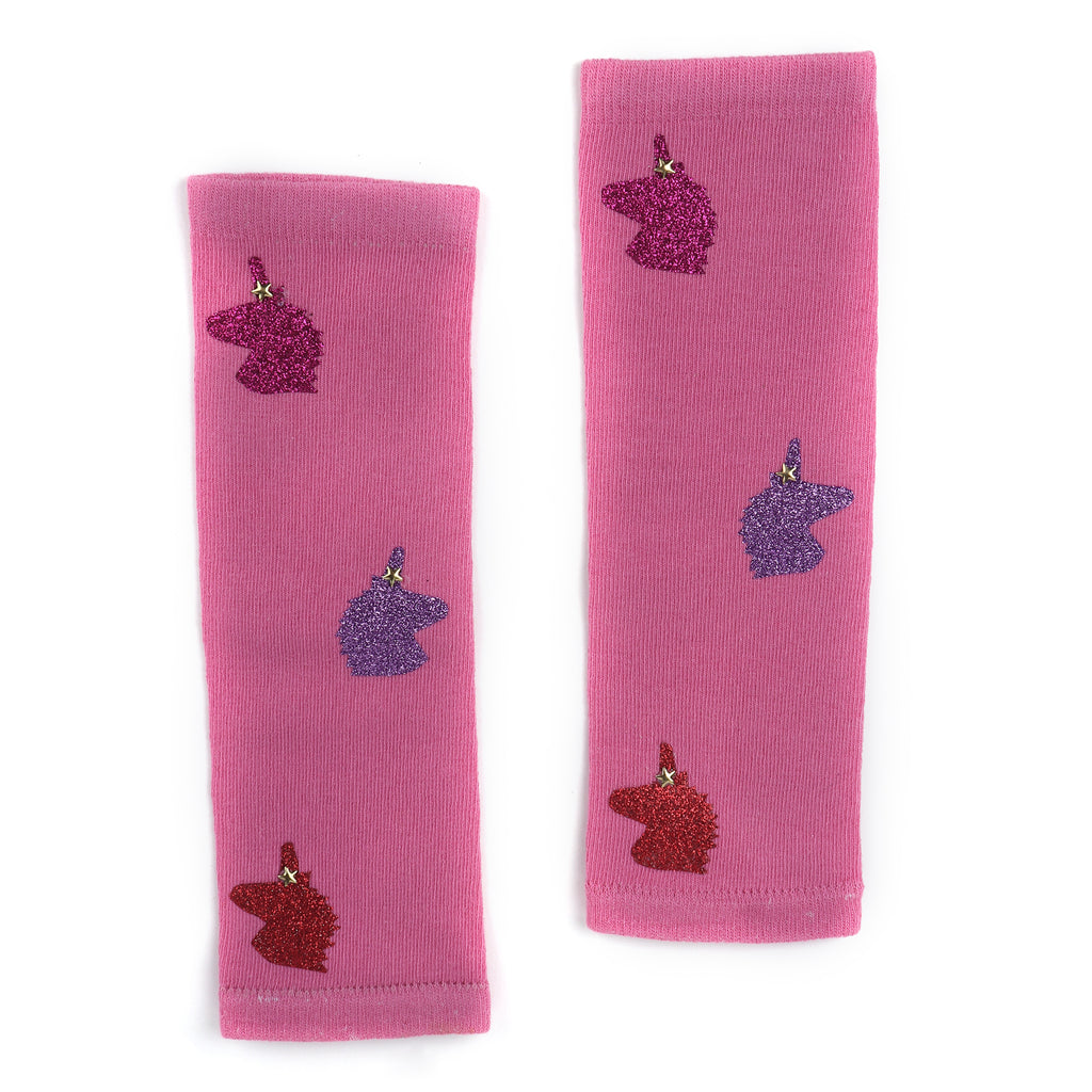 TIPY TIPY TAP UNICORN LEGWARMERS WITH SOCKS & HEADBAND - PINK