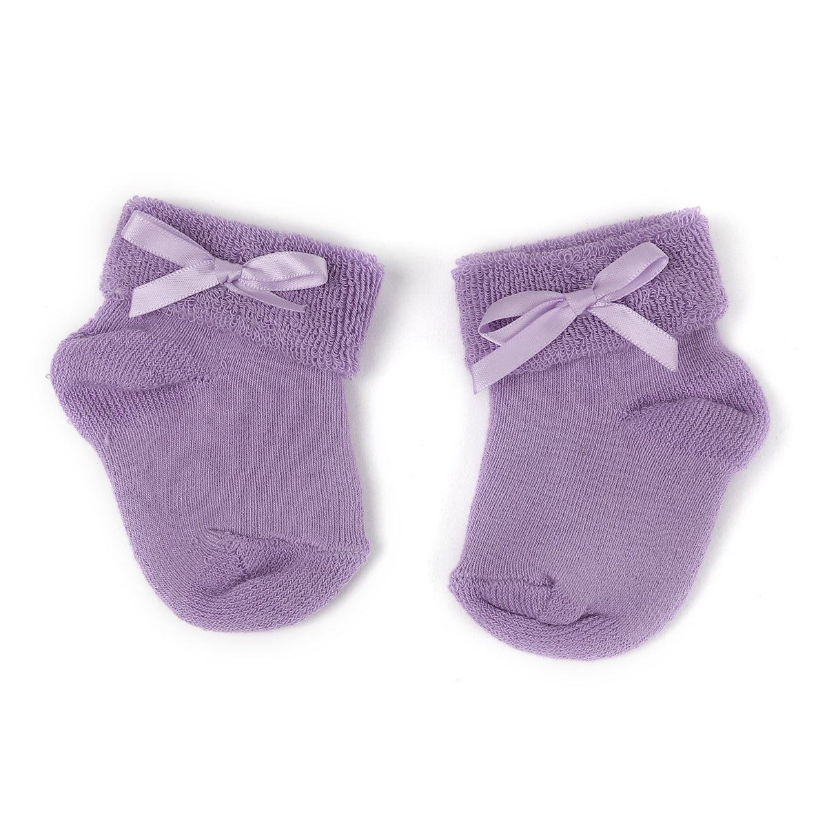 TIPY TIPY TAP PEARLY BOW LEGWARMERS WITH SOCKS & HEADBAND - LILAC