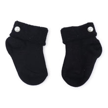 TIPY TIPY TAP PEARL FRINGE LEGWARMERS WITH SOCKS & HEADBAND - BLACK