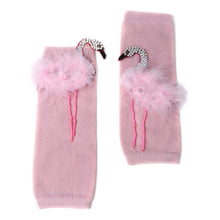 TIPY TIPY TAP FLAMINGO EMBELLISHED LEGWARMERS WITH SOCKS & HEADBAND - PINK
