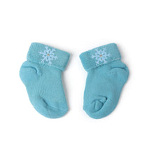 TIPY TIPY TAP SNOWFLAKES EMBELLISHED LEGWARMER WITH SOCKS & HEADBAND - BLUE