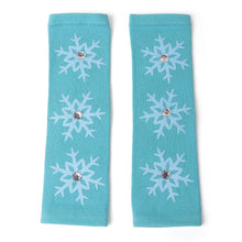 TIPY TIPY TAP SNOWFLAKES EMBELLISHED LEGWARMER WITH SOCKS & HEADBAND - BLUE