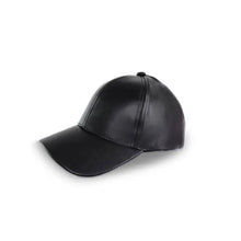 TIPY TIPY TAP LEATHERITE BASEBALL CAP - BLACK