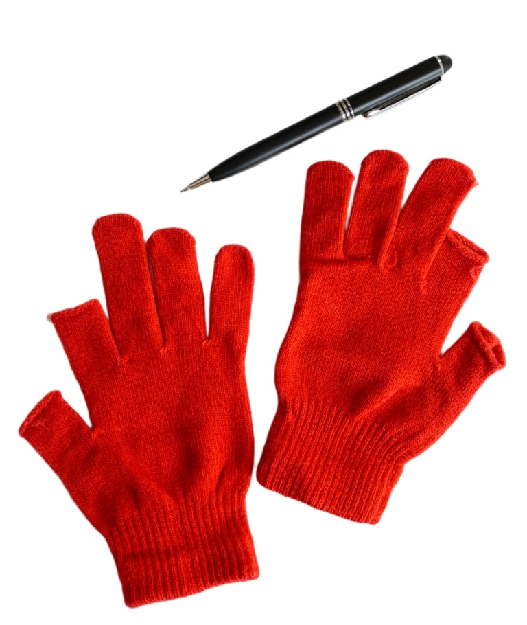 TIPY TIPY TAP TWO FINGERS CUT SCHOOL GLOVES