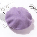 TIPY TIPY TAP WINTER BERET HAT - LILAC