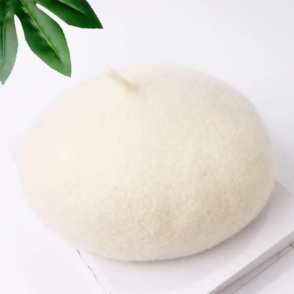 TIPY TIPY TAP WINTER BERET CAP - BEIGE
