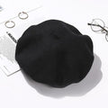 TIPY TIPY TAP WINTER BERET CAP - BLACK