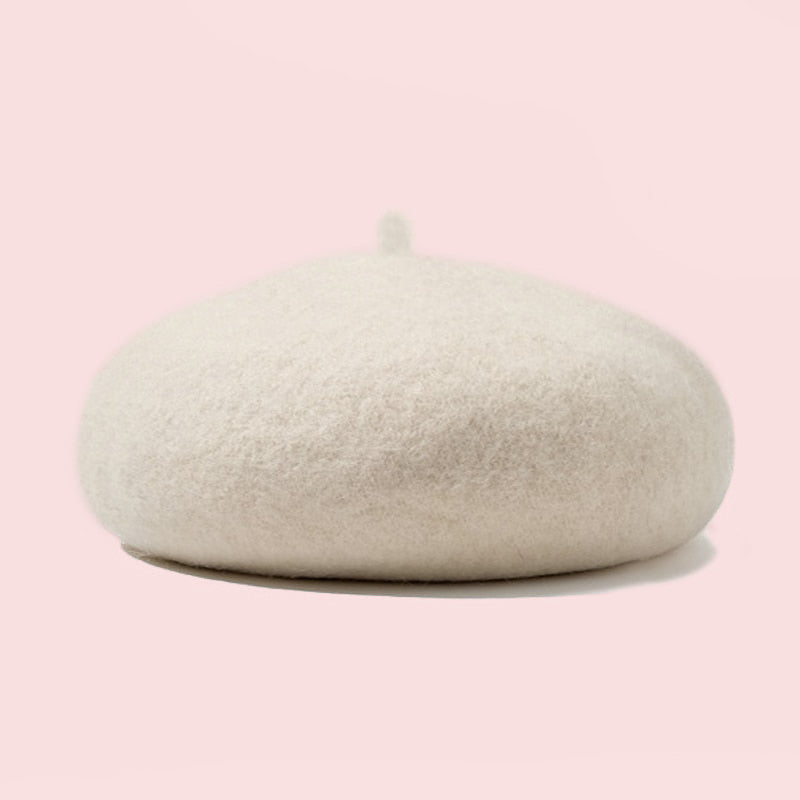 TIPY TIPY TAP WINTER BERET CAP - BEIGE