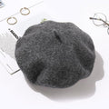 TIPY TIPY TAP WINTER BERET CAP - GREY