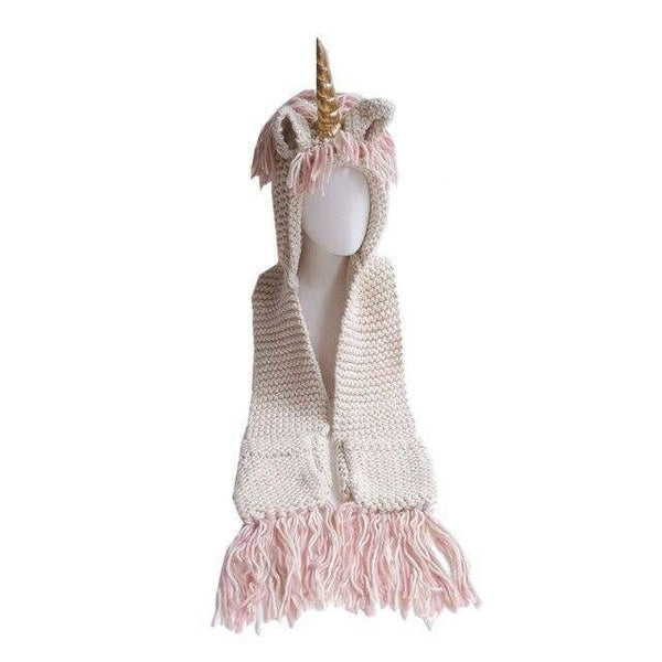 UNICORN HOODED MUFLER CAP