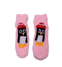 TIPY TIPY TAP 3D PENGUINE SOCKS - PINK