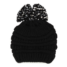 TIPY TIPY TAP SEQUENCED BOW CAP - BLACK