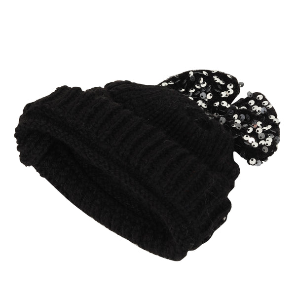 TIPY TIPY TAP SEQUENCED BOW CAP - BLACK