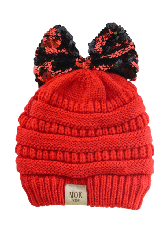 TIPY TIPY TAP SEQUENCED BOW CAP - RED