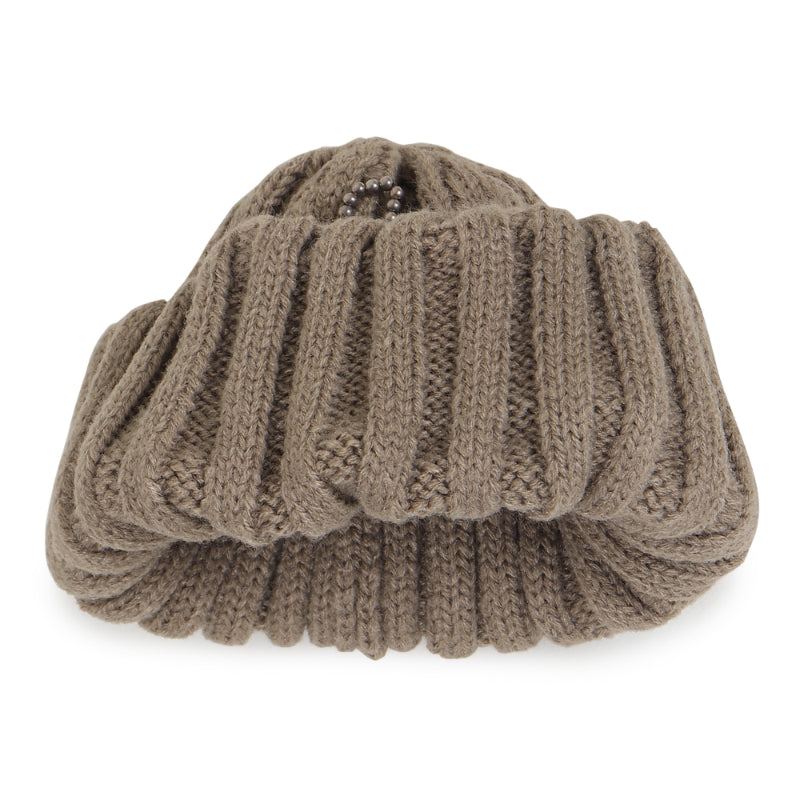 TIPY TIPY TAP PEARL BOW CAP - BROWN