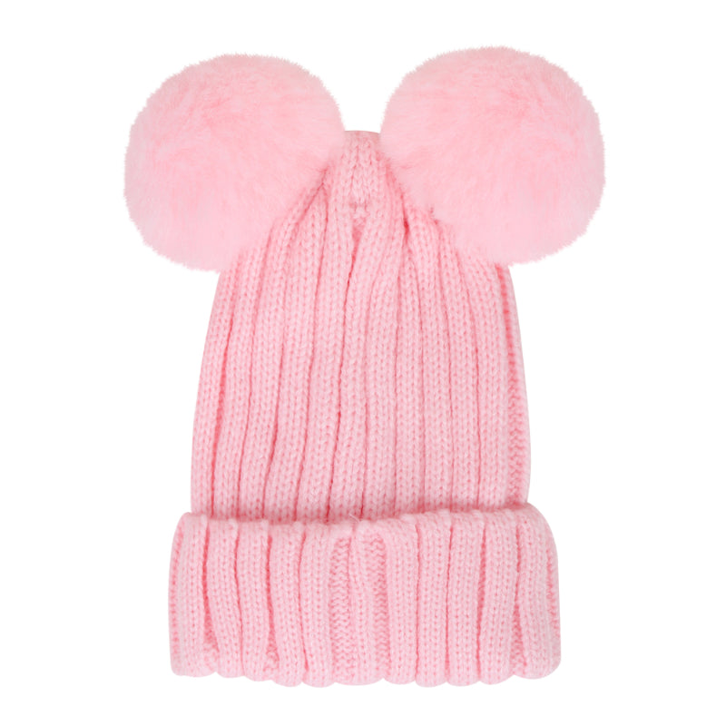 TIPY TIPY TAP POM POM BOW CAP - PINK