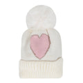 TIPY TIPY TAP HEART THEME WINTER CAP - WHITE
