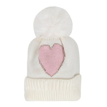 TIPY TIPY TAP HEART THEME WINTER CAP - WHITE