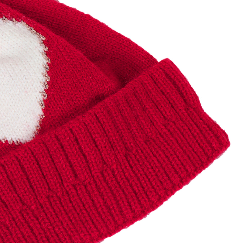TIPY TIPY TAP HEART THEME WINTER CAP - RED