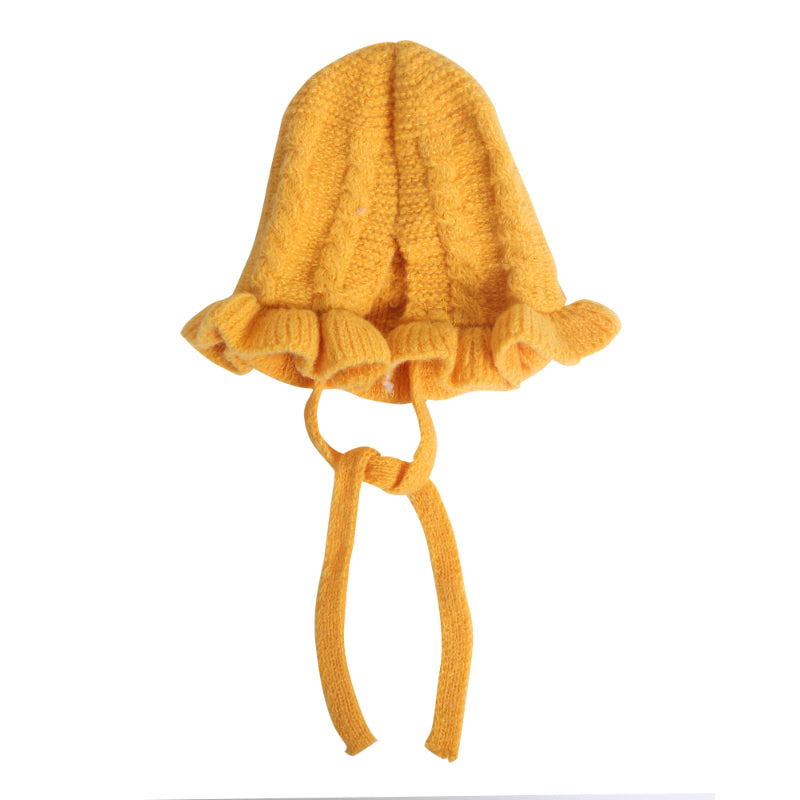 TIPY TIPY TAP WINTER BONNET CAP - YELLOW