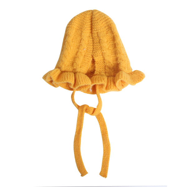TIPY TIPY TAP WINTER BONNET CAP - YELLOW