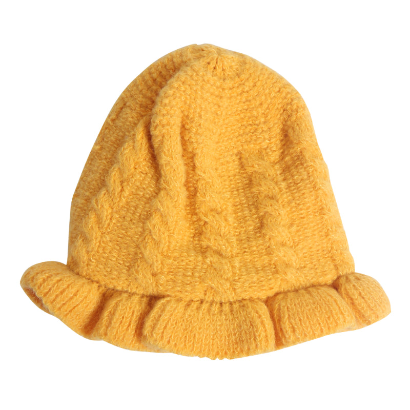 TIPY TIPY TAP WINTER BONNET CAP - YELLOW